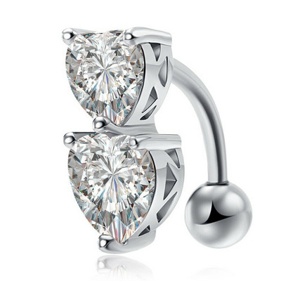 1/2 bucată inimă inel pentru buric inel cu aripă de înger Piercing pentru buric Sexy Piercing pentru buric Bară pentru inimă Bară pentru buric Piercing pentru buric Ombligo