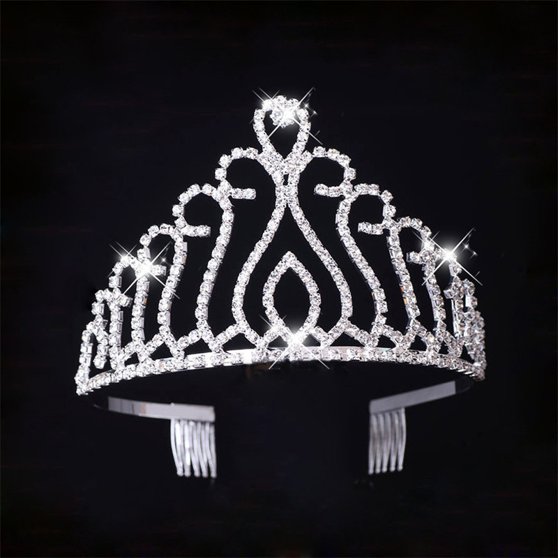 2021 stil nou nunta femei fete stras bentiță cap coroana prințesă bijuterii păr strălucitoare accesorii pentru păr la modă