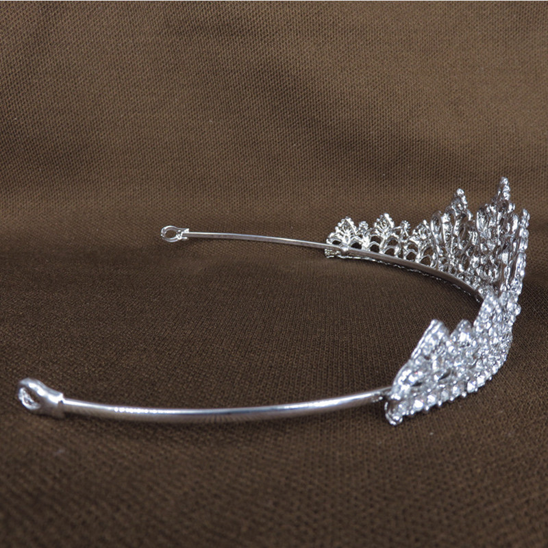 Menyasszonyi Esküvői Korona Hajkiegészítők Strasszkő Tiara Gyermek Születésnapi Party Korona Esküvői Tiara Eljegyzési Kiegészítők Tiara