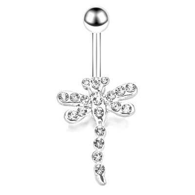 1/2 buc. Inel pentru buric fluture, cu cristal albastru, piercing la buric, piercing la buric cu fluture, drăguț, Ombligo