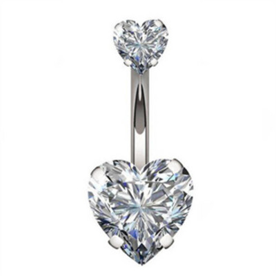 Inel de piercing pentru buric, din aur roz, cristal, 14G, oțel chirurgical, floarea-soarelui, piercing pentru buric, sexy, opal, bară de piercing pentru buric, Ombligo