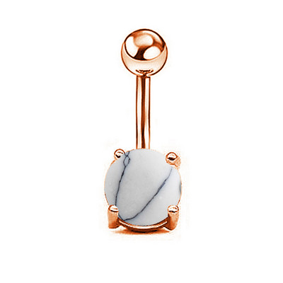 Inel de piercing pentru buric, din aur roz, cristal, 14G, oțel chirurgical, floarea-soarelui, piercing pentru buric, sexy, opal, bară de piercing pentru buric, Ombligo