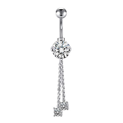 Coroană Inel pentru buric Aripă de înger Piercing pentru buric Inel sexy pentru piercing pentru buric Bar pentru flori pentru buric Piercing pentru buric Ombligo Dangle