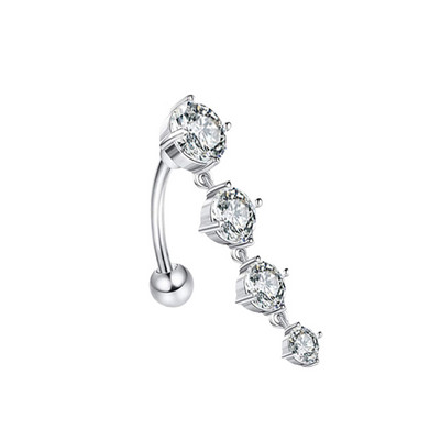 Coroană Inel pentru buric Aripă de înger Piercing pentru buric Inel sexy pentru piercing pentru buric Bar pentru flori pentru buric Piercing pentru buric Ombligo Dangle