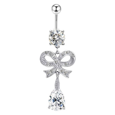 Coroană Inel pentru buric Aripă de înger Piercing pentru buric Inel sexy pentru piercing pentru buric Bar pentru flori pentru buric Piercing pentru buric Ombligo Dangle