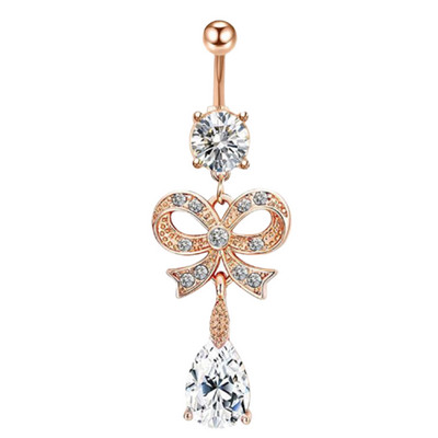 Coroană Inel pentru buric Aripă de înger Piercing pentru buric Inel sexy pentru piercing pentru buric Bar pentru flori pentru buric Piercing pentru buric Ombligo Dangle