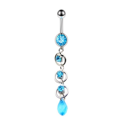 1/2 bucăți inel de piercing la buric din cristal din oțel chirurgical, drăguț cu zircon, piercing la buric, sexy, boho, inel pentru buric inel pentru corp.