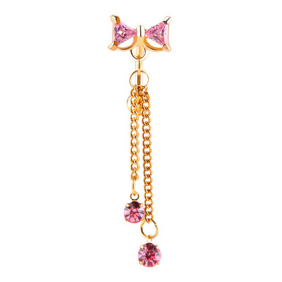 1/2 buc inel pentru buric fluture 14G oțel chirurgical inel piercing buric drăguț fluture bară pentru buric piercing la buric umbigo