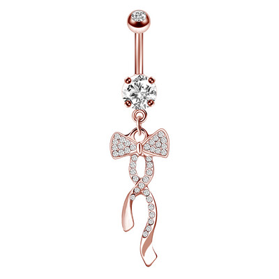 1/2 buc inel pentru buric fluture 14G oțel chirurgical inel piercing buric drăguț fluture bară pentru buric piercing la buric umbigo