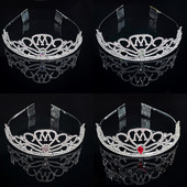 Mirese Nunta Coroana Diademi Aniversare Copii Accesorii De Par Coroana Strasuri Diademi Nunta Diademi Accesorii Par Argint