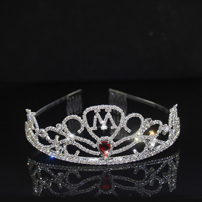 Mirese Nunta Coroana Diademi Aniversare Copii Accesorii De Par Coroana Strasuri Diademi Nunta Diademi Accesorii Par Argint
