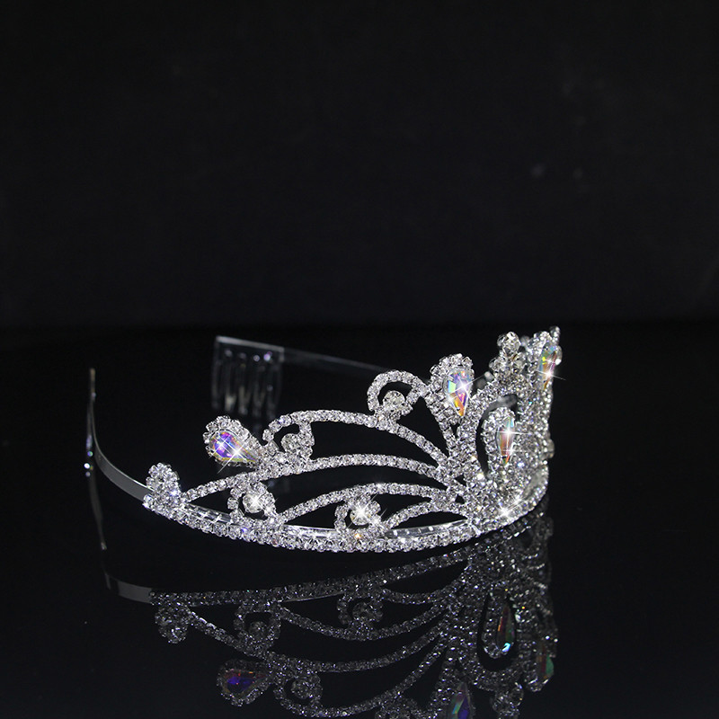 Mirese Nunta Coroana Diademi Aniversare Copii Accesorii De Par Coroana Strasuri Diademi Nunta Diademi Accesorii Par Argint