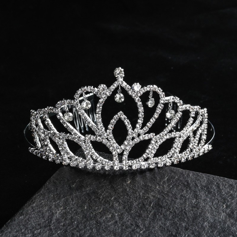 Nunta Mireasa Coroana Accesorii pentru par Cosma domnisoara de onoare si Princess Crown Bandita Pearl Stras Accesorii pentru par Mireasa