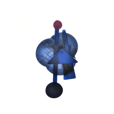 Blucome broșe acrilice coreene pentru femei, bărbați, fete, cadouri, corsaj feminin, acetat, fibră, hijab, ace, temperament, insigna pentru broșă