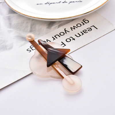 Blucome broșe acrilice coreene pentru femei, bărbați, fete, cadouri, corsaj feminin, acetat, fibră, hijab, ace, temperament, insigna pentru broșă