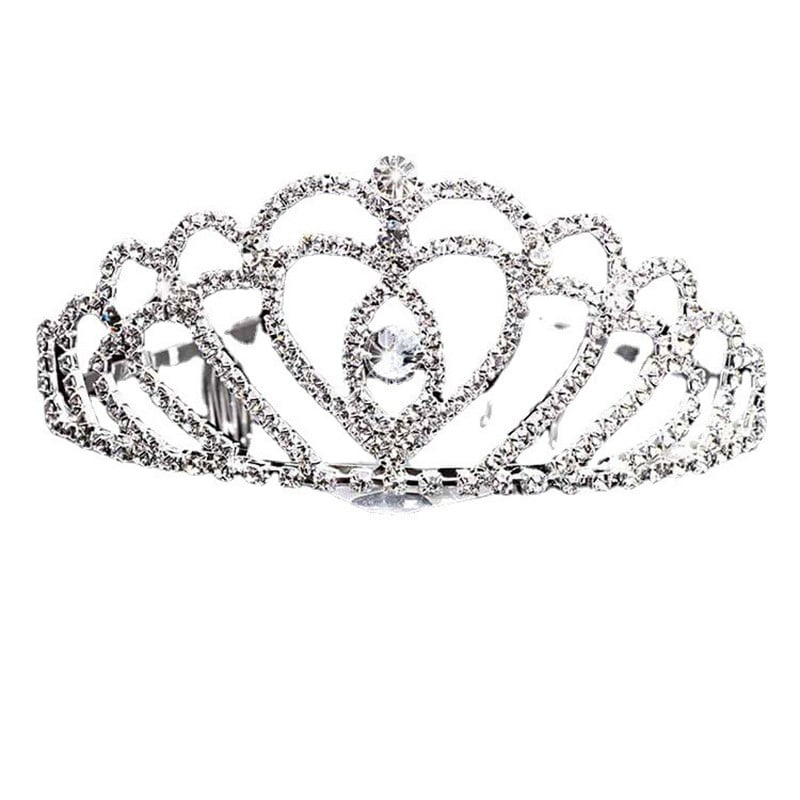 Nunta Mireasa Coroana Printesa Cristal Tiara Bentita pentru copii Ball Aniversare Accesorii pentru Par Accesorii pentru petrecere Nunta Accesoriu pentru par