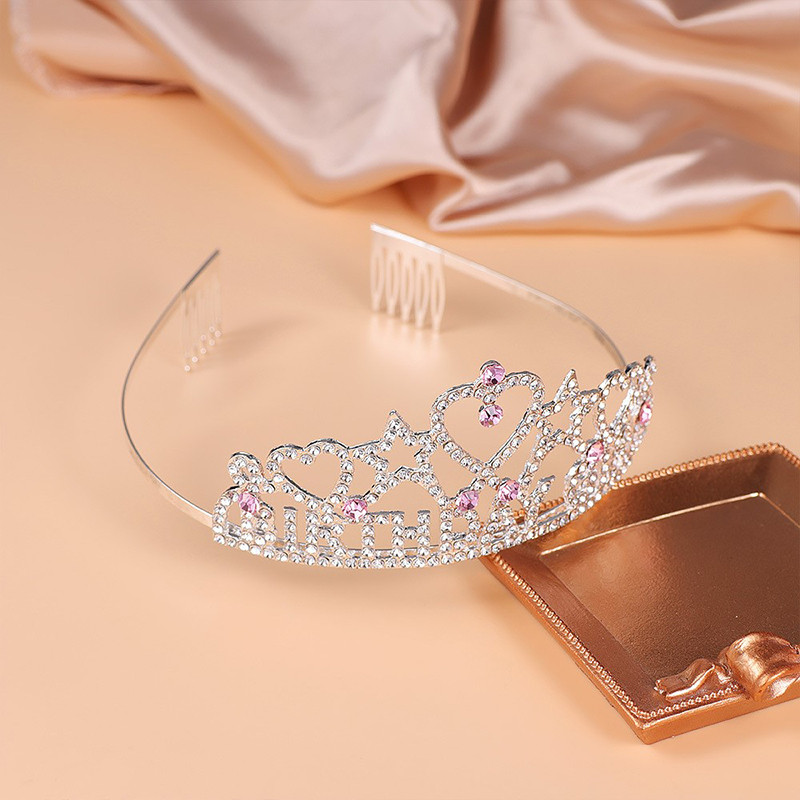 Coroana baroc pentru femei Coroana de nunta Bijuterii pentru par Accesorii pentru par de mireasa Strasuri Cristal Tiare Mireasa Regina Coroane de petrecere Cadou