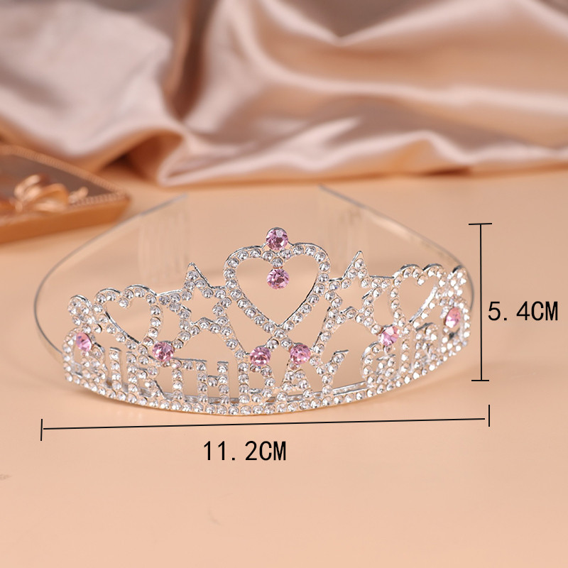 Coroana baroc pentru femei Coroana de nunta Bijuterii pentru par Accesorii pentru par de mireasa Strasuri Cristal Tiare Mireasa Regina Coroane de petrecere Cadou