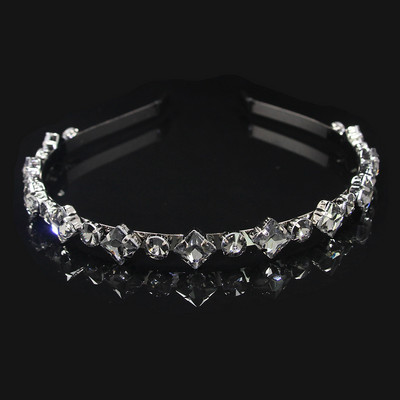 Modni vještački dijamant, okrugli list vrbe, staklena traka za glavu s kristalima, traka za glavu za djevojke, svadbeni nakit, darovi