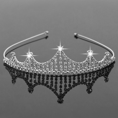 Nuntă Mireasă Coroană de cristal Diademi Fete Zi de naștere Diademi Petrecere Nuntă Tiare Copii Doamne Petrecere Tiare Accesorii pentru păr