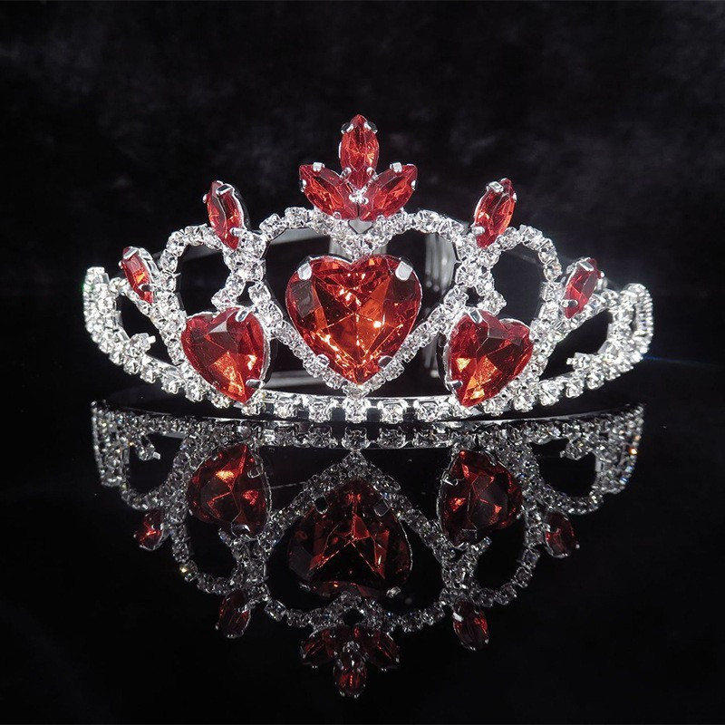 Coroana Nunta Mireasa Prințesa Austriacă Coroana Cristal Tiara Fete Copii Tiare Coroana Nunta Mirese Coroana Tiare