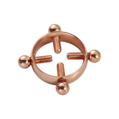 1 vnt netikras spenelio žiedas, neveriantis krūtinės nagų, prisukamas skydas iš nerūdijančio plieno gnybtų suaugusiems skirtas žaidimas moterims, seksualus kūno papuošalas, dovana