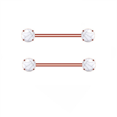 Zircon Piercing pentru mamelon Barbell Drăguț din oțel inoxidabil Sexy Cristal pentru mamelon Bar 14G Inel pentru piercing pentru mamelon Tepel Pircing mamelon