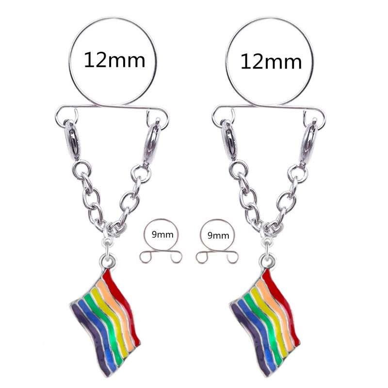 1 pereche de inel de piercing pentru mamelon fals din zircon cu flori, aripi sexy din oțel inoxidabil, bijuterii care atârnă mamelon fals, piercing de tepel fals