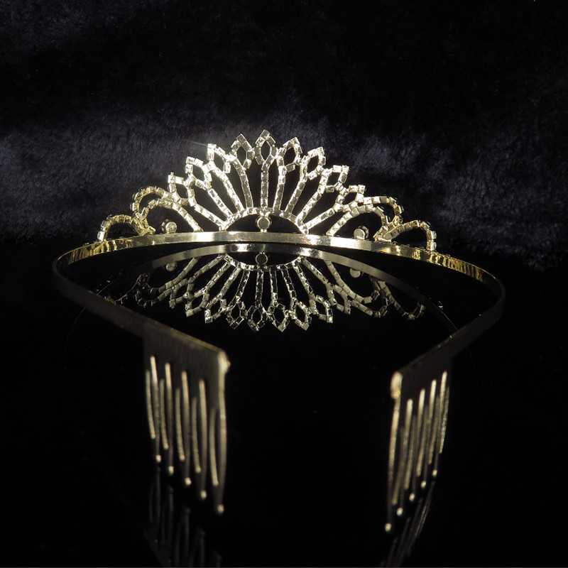 Mirese Nunta Tiara si Coroana Piepteni Accesorii De Par De Cristal Femei Fete Accesorii De Par Printesa En-gros