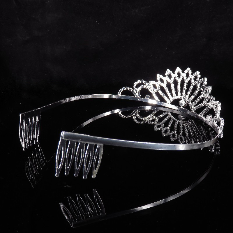 Mirese Nunta Tiara si Coroana Piepteni Accesorii De Par De Cristal Femei Fete Accesorii De Par Printesa En-gros