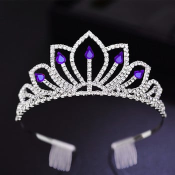 Bride Crown Луксозни модни бижута Dress Up Парти за рожден ден Princess Crown Jewelry Дамски аксесоари за коса Парти на едро Fashi