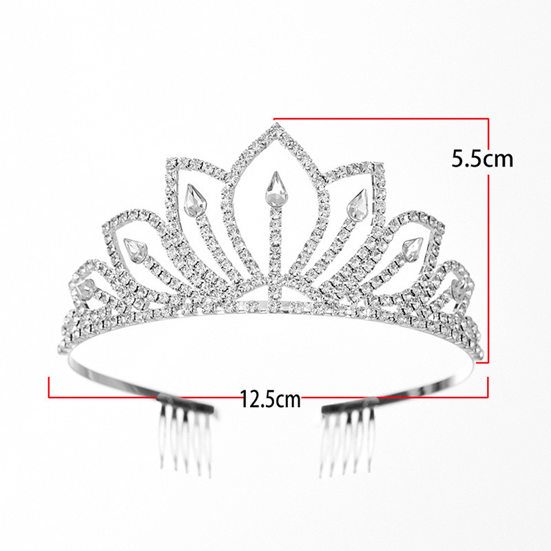 Bride Crown Луксозни модни бижута Dress Up Парти за рожден ден Princess Crown Jewelry Дамски аксесоари за коса Парти на едро Fashi