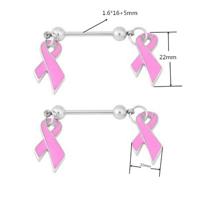 2Vnt Gėlių spenelių auskarų vėrimo žiedas 14G Sexy Heart Spenelių skydas Auskarų vėrimo žiedas Tepel Auskarų vėrimas Pezon Mujer Moteriški papuošalai kūnui