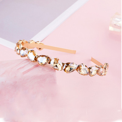 Luxusné krištáľové čelenky s kamienkami, koruna s kvapkou vody, plné trendy čelenky, svadobné doplnky do vlasov, svadobné šperky