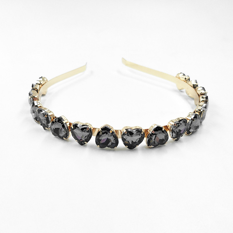 Módna zliatina drahokamu okrúhla vŕbová listová krištáľová čelenka pre dámy a dievčatá, svadobné šperky, darčeky