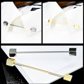 Jednoduché pánske golierové špendlíky, britské francúzske košele, biznis, bankety, párty, oblek, kravaty, doplnky, vysoko kvalitné medené pánske šperky, darčeky