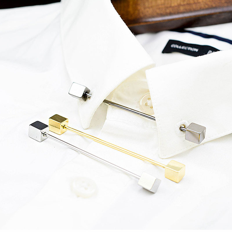 Jednoduché pánske golierové špendlíky, britské francúzske košele, biznis, bankety, párty, oblek, kravaty, doplnky, vysoko kvalitné medené pánske šperky, darčeky