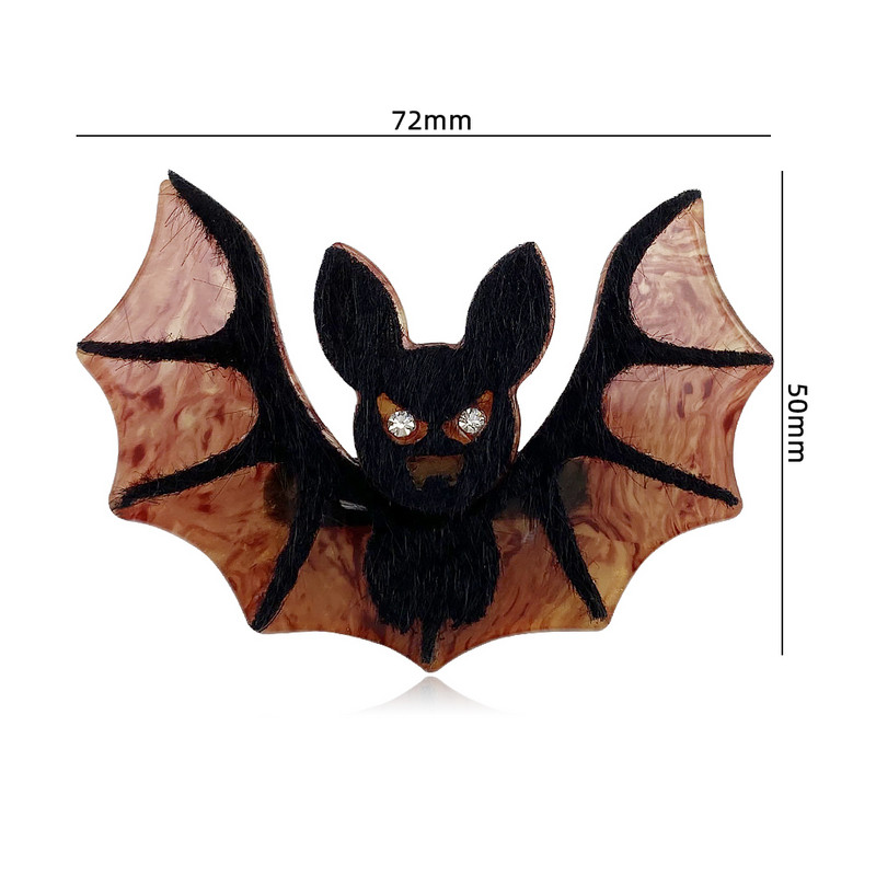 Rankų darbo segtukai pagal užsakymą Helovino šikšnosparnis Ežiukas Sagės Krepšys Atvartas Animacinių filmų Gyvūnų Ženklelis Papuošalai Dovana Vaikų Draugams