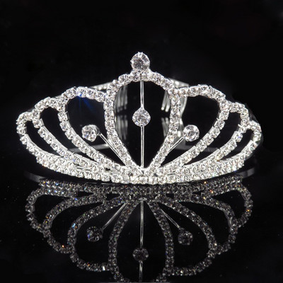 Mireasa Nunta Tiara si Printesa Petrecere de aniversare Coroana Bijuterii la moda Tiara pentru femei Accesorii pentru par cu stras