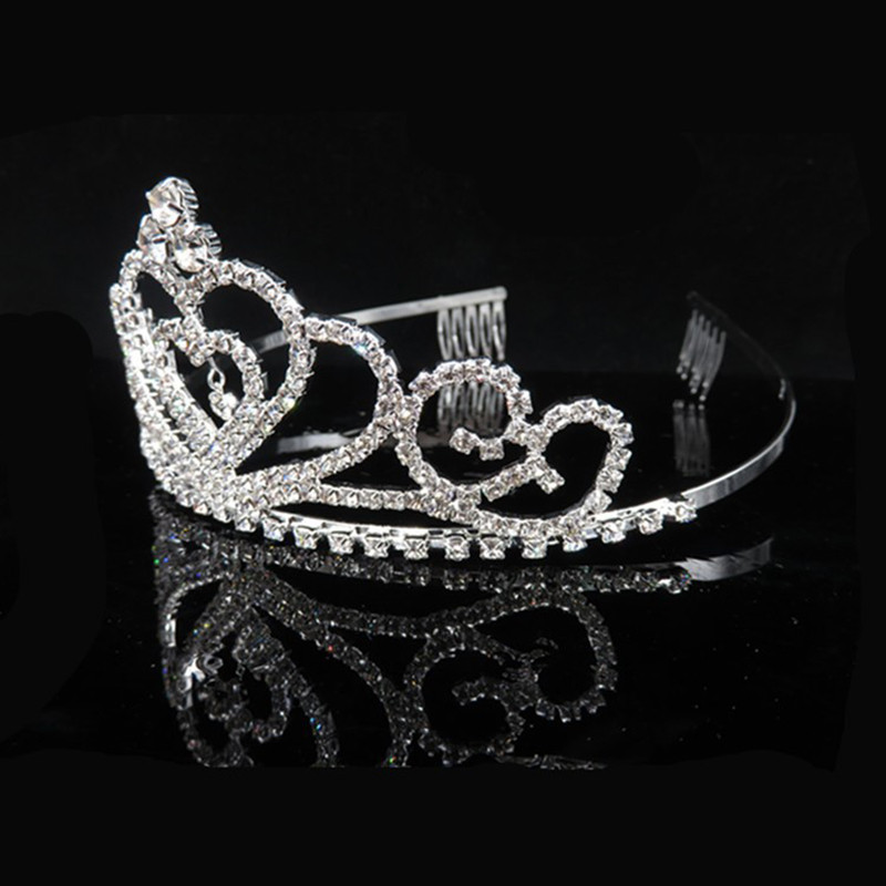 Mireasa Nunta Tiara si Printesa Petrecere de aniversare Coroana Bijuterii la moda Tiara pentru femei Accesorii pentru par cu stras