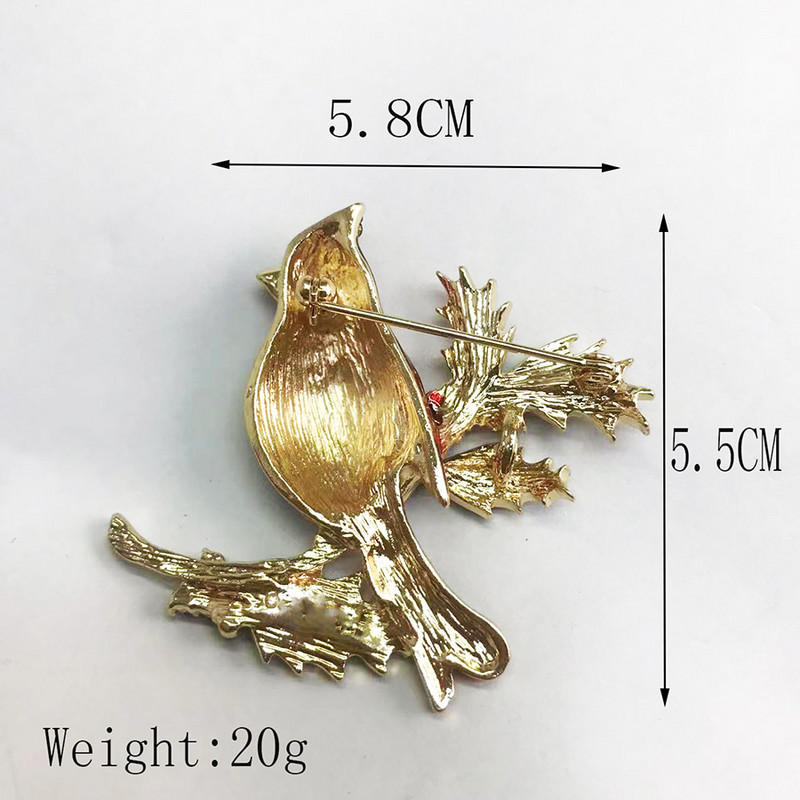 2022 m. Nauja Kalėdų serija Šventinių dovanų emaliu nudažyta raudonai miela ir įdomi Laimės paukščio sagė