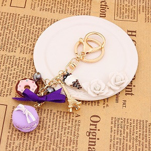 Novinka Kľúčenka! Módna kamienková torta Macarons Francúzsko LADUREE Kľúčenky držiak prívesok prívesok prívesok ženy taška dekorácia šperky darček R011