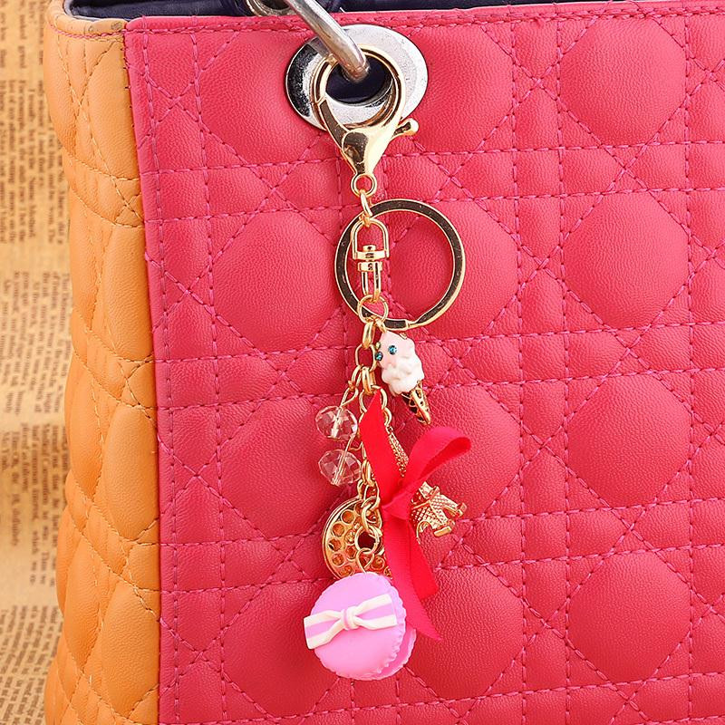 Novinka Kľúčenka! Módna kamienková torta Macarons Francúzsko LADUREE Kľúčenky držiak prívesok prívesok prívesok ženy taška dekorácia šperky darček R011