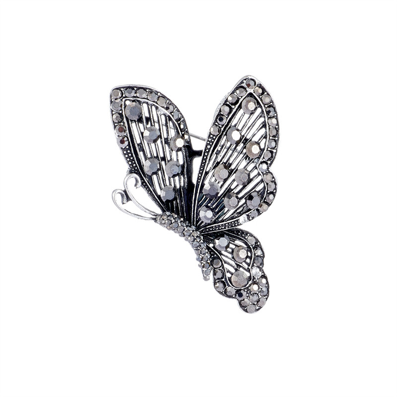 Broșe fluture YAOLOGE pentru femei 2022, broșă din aliaj de zircon, la modă nouă, pentru petrecere, birou, ocazional, insignă, broșă cu rever, ace, cadouri