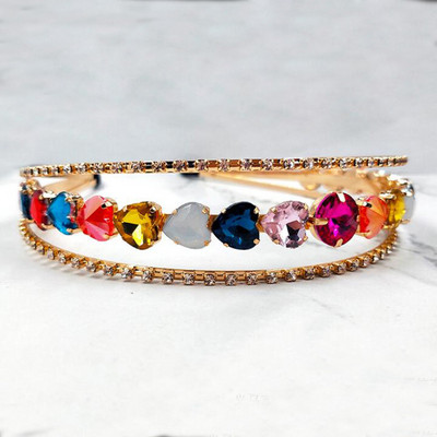 Bijuterii pentru bentiță pentru doamne noi, cu mai multe straturi, bentiță de mireasă, culoare, goluri, pentru spectacol de nuntă, accesorii pentru păr pentru copii