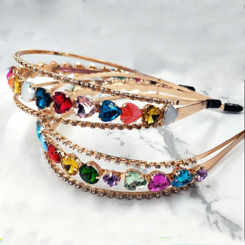 Bijuterii pentru bentiță pentru doamne noi, cu mai multe straturi, bentiță de mireasă, culoare, goluri, pentru spectacol de nuntă, accesorii pentru păr pentru copii