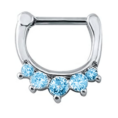 1 buc Cz din oțel inoxidabil Septum Clicker Aripi de aur Piercing nas Inel Cercei Helix Cartilaj Cercei Septum Piercing Bijuterii Corp