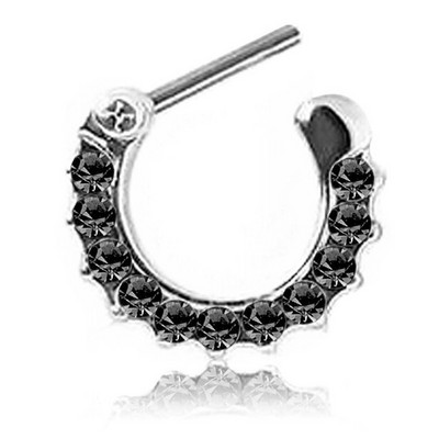 1 buc Cz din oțel inoxidabil Septum Clicker Aripi de aur Piercing nas Inel Cercei Helix Cartilaj Cercei Septum Piercing Bijuterii Corp