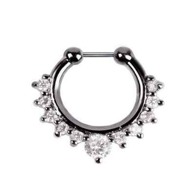 1 buc Cz din oțel inoxidabil Septum Clicker Aripi de aur Piercing nas Inel Cercei Helix Cartilaj Cercei Septum Piercing Bijuterii Corp