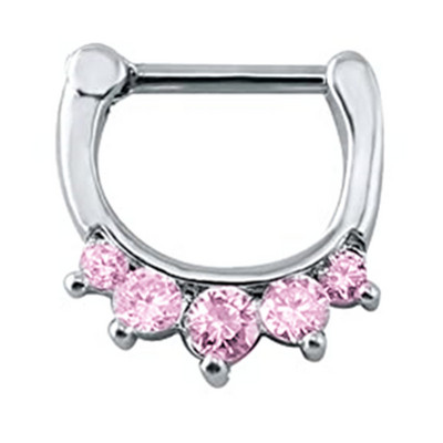 1 buc Cz din oțel inoxidabil Septum Clicker Aripi de aur Piercing nas Inel Cercei Helix Cartilaj Cercei Septum Piercing Bijuterii Corp